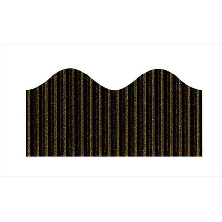 BORDETTE Bordette 006060 Pacon Scalloped Decorative Border; Brown 6060